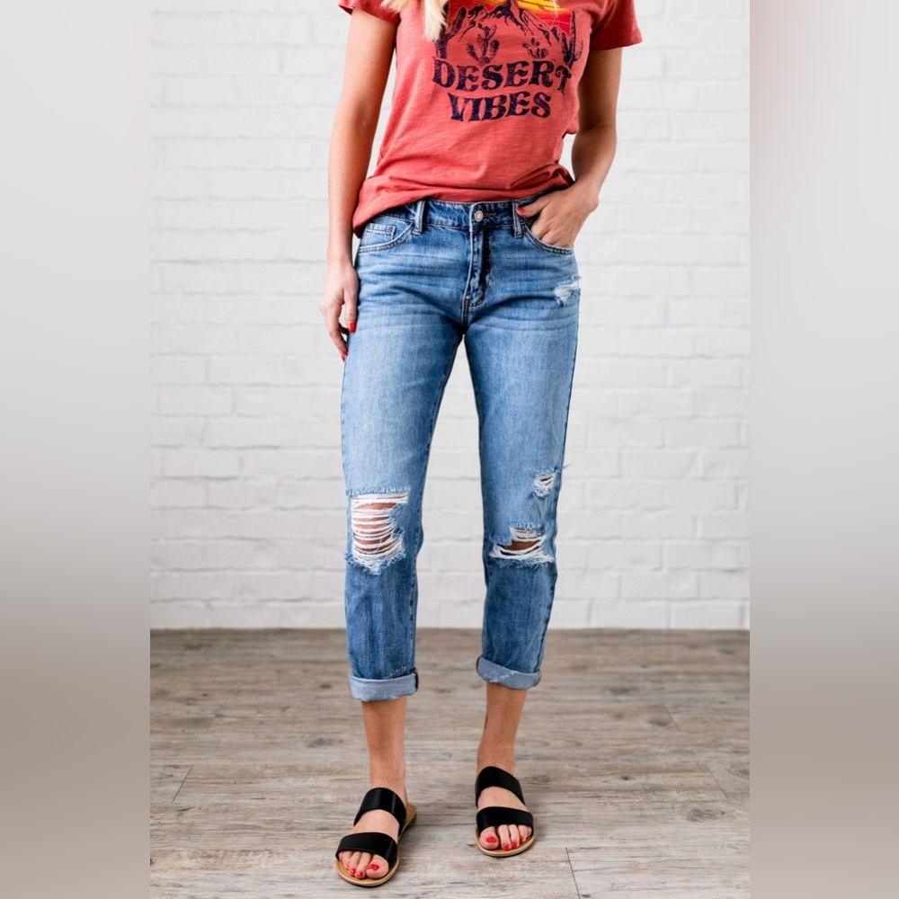 Collateral Damage Boyfriend Jeans